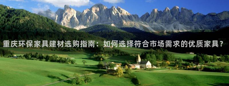 杏宇平台得专用通道：重庆环保家具建材选购指南：如何选择符合市