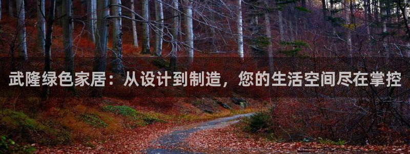 杏宇平台登录：武隆绿色家居：从设计到制造，您的生活空间尽在掌