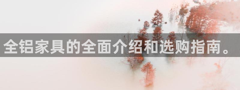 杏宇平台代理登录网址是什么：全铝家具的全面介绍和选购指南。